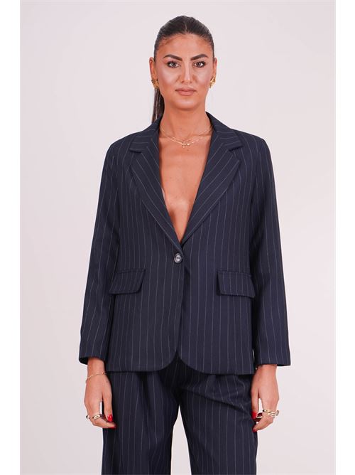 Giacca gessata Another Label | MELANIE 65GESSATO NAVY